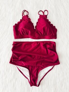 NWOT Charmo Maternity Bikini Set Size Large